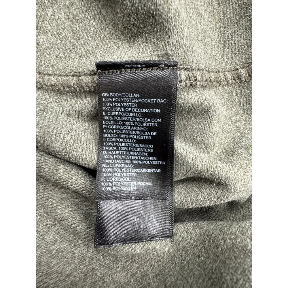 North Face Men's Green Pullover Size XXL 1/4‎ Zip A3RT3